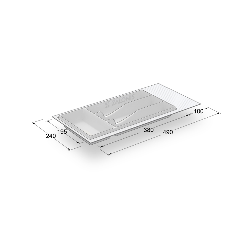 CUTLERY TRAYS VOLPATO 30 WHITE